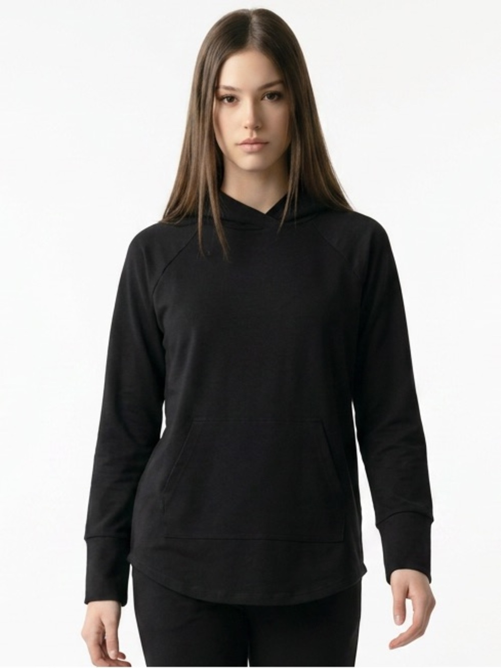 LuLaRoe lightweight Black Pullover Hoodie- LuLaRoe Amber